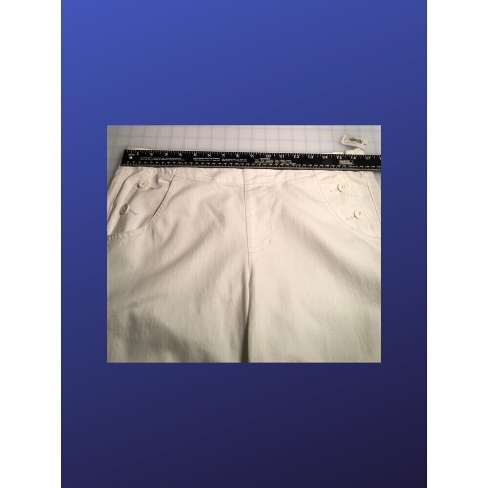 OLD NAVY 100% Cotton Sailor Pants Trouser Jeans, WHITE, Women's Size 10R, NWT - Picture 4 of 8